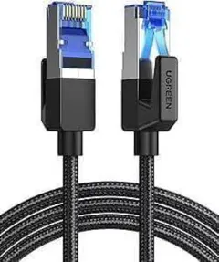 ●UGREEN LANケーブル CAT8 メッシュLANケーブル 1M
