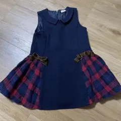 プティマイン チェック切り替えジャンスカ　100