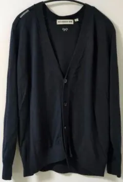 ユニクロ×アニヤハインドマーチ　メリノオーバーサイズV ネックカーディガン