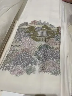 着物　 色留袖　総刺繍　ながしま帯　正絹　セットのサムネイル