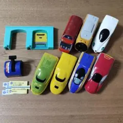 【まとめ売り】ハッピーセット プラレール 車両 7台 付属品 セット