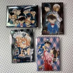 名探偵コナン ランダムスクエア缶バッジ　4点セット