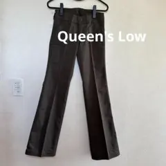 ▽タグ付き　Queen's Low　クイーンズロウ　パンツ　S　ワイド　カーキのサムネイル