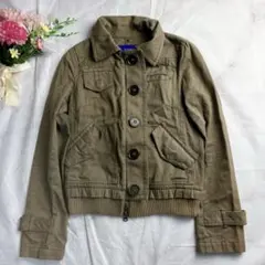 バーバリーブルーレーベル ブルゾン ジャケット 三陽商会 36 ベージュ