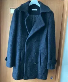 LOWRYSFARM コート M レディース 黒 チェスターコート ロングコート