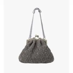 Bibiy. ODETTE BOA CAT BAG GRAY