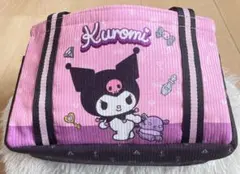 クロミ コーデュロイ 保温保冷巾着トートバッグ