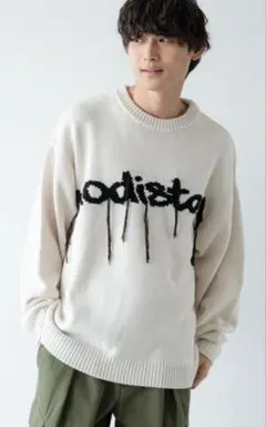 RAGEBLUE ホワイトニットセーター M 《定価より41%off》