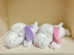 【新品】スヌーピー　くたっとカラフル　ぬいぐるみ　ピンク　紫　2体セット販売