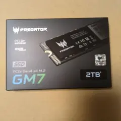 Acer Predator GM7 2TB M.2 SSD 7400MB/sのサムネイル