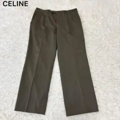 セリーヌ スラックス パンツ 52 イタリア製 ウール ツータック ヴィンテージのサムネイル
