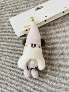 年末セール！【新品】リルリンリン ぬいぐるみチャーム 白 ディズニー クリスマス