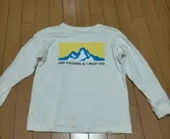 1回着用　Tシャツ　長袖　150cm　 ブランシェス　マウンテン柄
