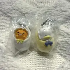 おくるみベイビーマスコット ぐでたま あひるのペックル　サンリオ ガチャ