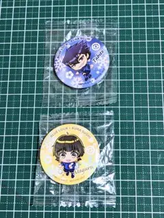 ブルーロック 缶バッジ2点セット タビト メグル　Blue Lock　日本アニメ