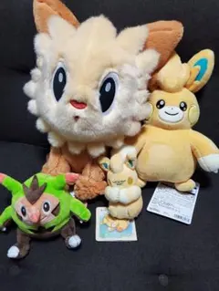 ポケモン　ぬいぐるみ　ヨーテリー　パモット　ハリボーグ　ポケモンセンター
