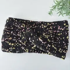 190｜ヘアバンド｜ヘアターバン｜毛糸ハンドメイド｜ツイストデザイン