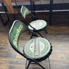 希少 ヴィンテージ Heineken ハイネケン ボトルキャップ 王冠 テーブル