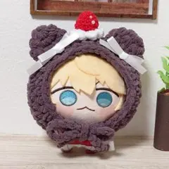 にじまるっと ぬい服 クマ耳×いちごのヘッドドレス
