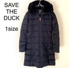 【人気】SAVE THE DUCK⭐︎ダウンコート　フード付き　ファー付き