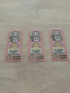 お台場冒険王ちいかわ3枚セット！