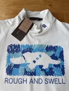 新品正規品rough&swell/L】長袖モックネックシャツカットソーTOUR白