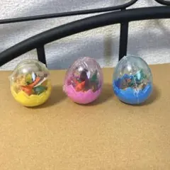 恐竜 卵 ミニフィギュア 3点セット