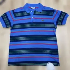 Y*P様 Lacoste ストライプ ポロシャツ80年代ビンテージラコステ稀少