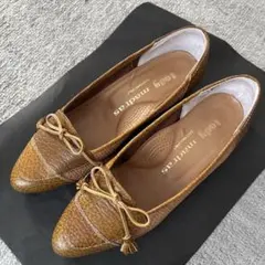 Lady Madras ブラウン パンプス 24.5センチのサムネイル