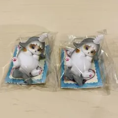 mofusand サメにゃん マスコットフィギュア ノコギリザメ×2