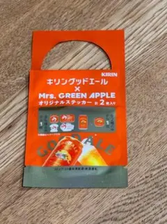 キリン x Mrs. GREEN APPLE ステッカー2枚入り