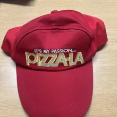 PIZZA-LA キャップ レッド