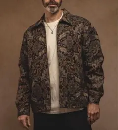 美品 DRESS HIPPY ORIENTAL JACKET ブラウン Lサイズ