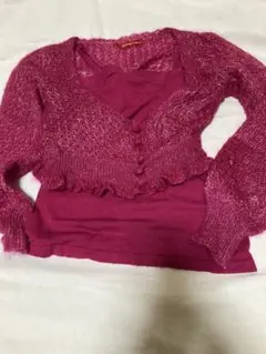 アプワイザーリッシェ　モヘアのカーディガンのセット　サイズ2