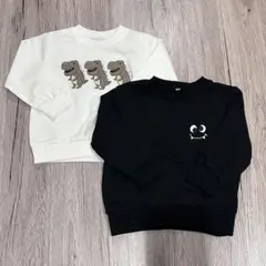 薄手トレーナー　2枚セット　恐竜　まとめ売り　95 男の子向け