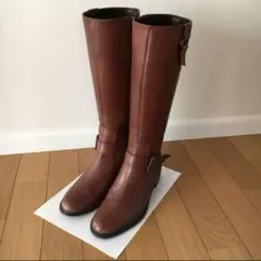 ロングブーツ 本革 Sサイズ