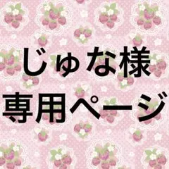 じゅな様専用ページ
