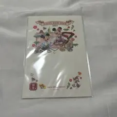 ディズニー　ミッキー　ミニー　お正月　ハガキ