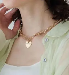 JEANASISハート チェーンネックレス
