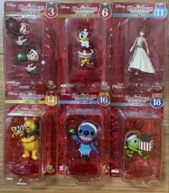 Happyくじ　DISNEY クリスマスオーナメントくじ2025 6種セット