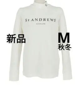再再再値下新品　セントアンドリュース　モックネックМ　微起毛定価14300円秋冬
