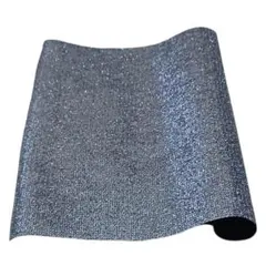 生地　はぎれ　シルバー　ラメ　【約５０cm × 約３０cm】