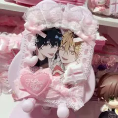 ホイップデコ リボンデコ トレカケース ピンク 量産型 リボン メイド