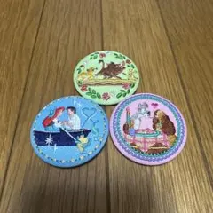 ディズニー 刺繍缶バッチ