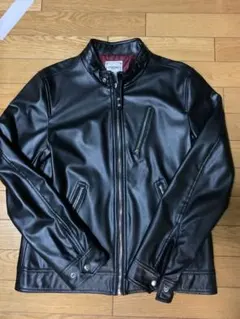 値下‼️美品‼️CONTRAST ブラック シングルライダースジャケットのサムネイル
