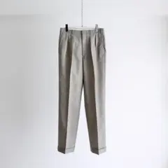 【極美品】OLD GIVES&HAWKES ウールモヘア 2タックトラウザーズ