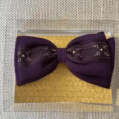 和装リボンヘアコームアクセサリー