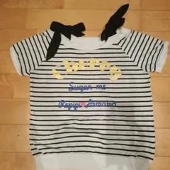 【repipi armario】 ストライプ Tシャツ M 160cm