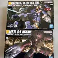 【まるちゃん様専用】ガンプラHG ドム ・アッガイ2点セット