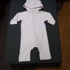 COMME CA ISM ピンク フリース ロンパース 50〜80サイズ